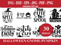 Halloween Gnome Pumpkin SVG - CraftNest - Digital Crafting and Art
