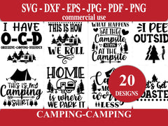 Camping SVG - CraftNest - Digital Crafting and Art