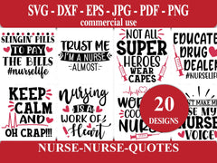 Nurse Quotes SVG - CraftNest - Digital Crafting and Art