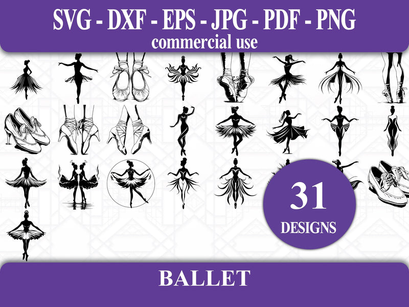 Ballet SVG Bundle - CraftNest - Digital Crafting and Art