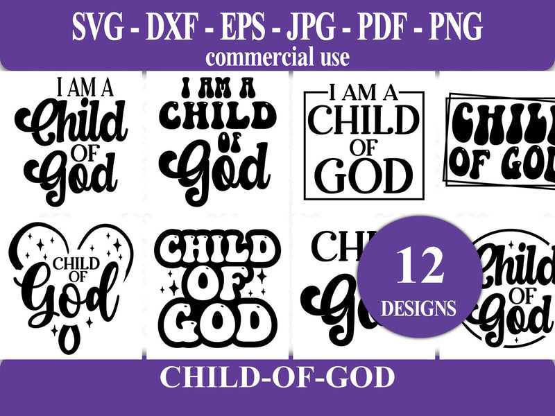 Child of God SVG - CraftNest - Digital Crafting and Art