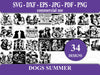 Dogs Summer SVG Bundle