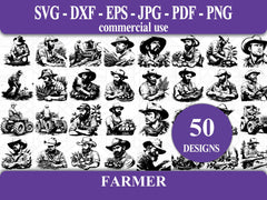 Farmer SVG Bundle - CraftNest - Digital Crafting and Art