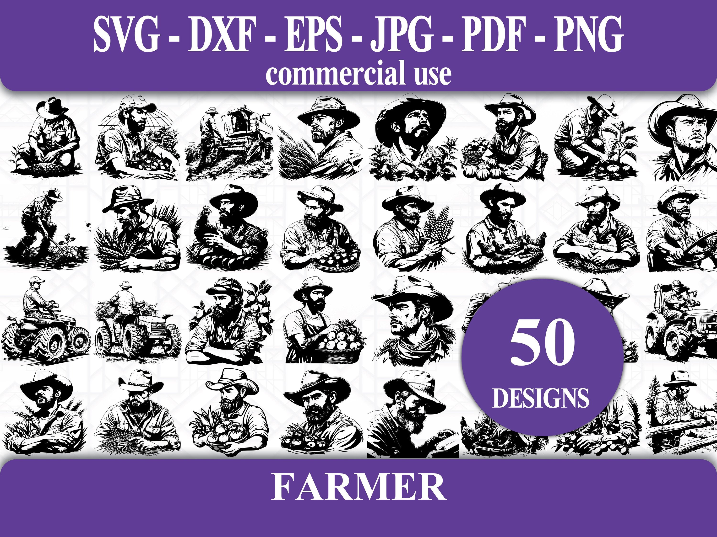 Farmer SVG Bundle - CraftNest - Digital Crafting and Art