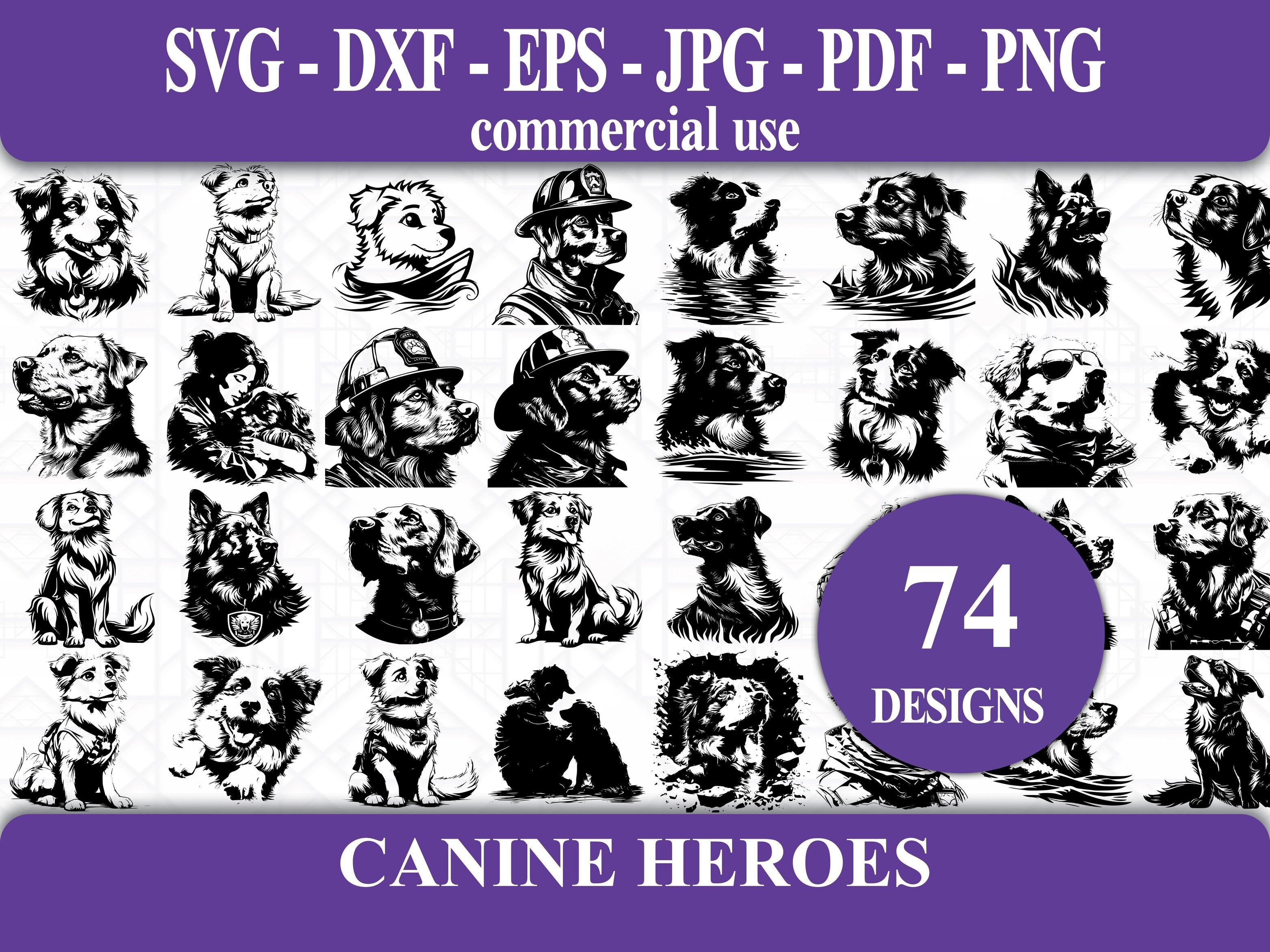 Canine Heroes SVG Bundle - CraftNest - Digital Crafting and Art
