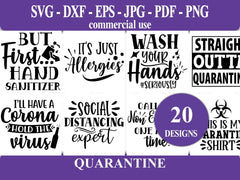 Quarantine SVG - CraftNest - Digital Crafting and Art