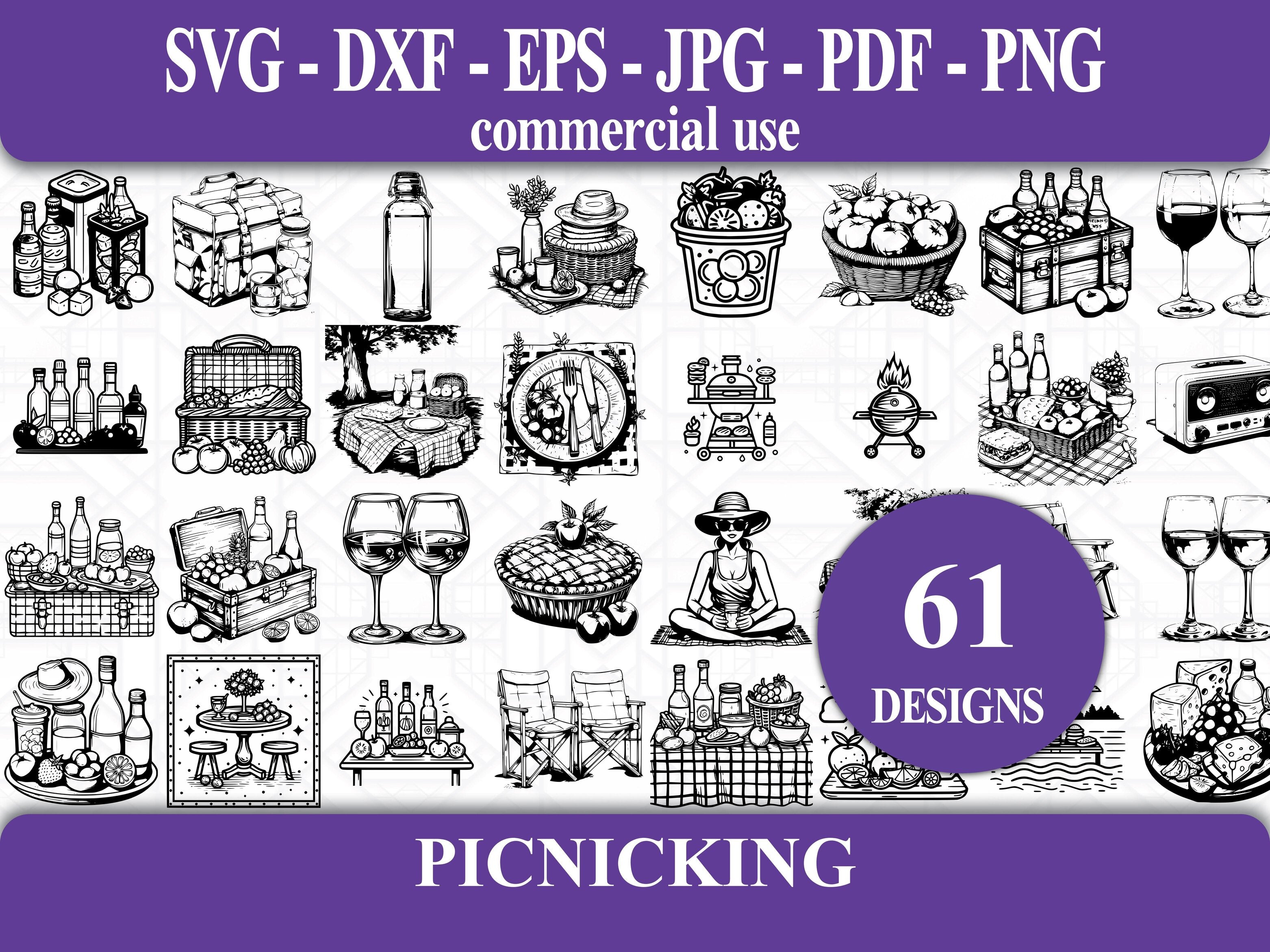 Picnicking SVG Bundle - CraftNest - Digital Crafting and Art