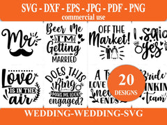 Wedding SVG - CraftNest - Digital Crafting and Art