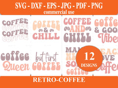 Retro Coffee SVG - CraftNest - Digital Crafting and Art