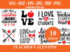 Teacher Valentine SVG