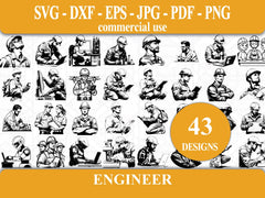 Engineer SVG Bundle - CraftNest - Digital Crafting and Art