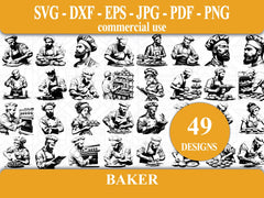 Baker SVG Bundle - CraftNest - Digital Crafting and Art