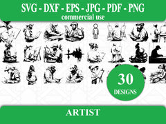 Artist SVG Bundle - CraftNest - Digital Crafting and Art