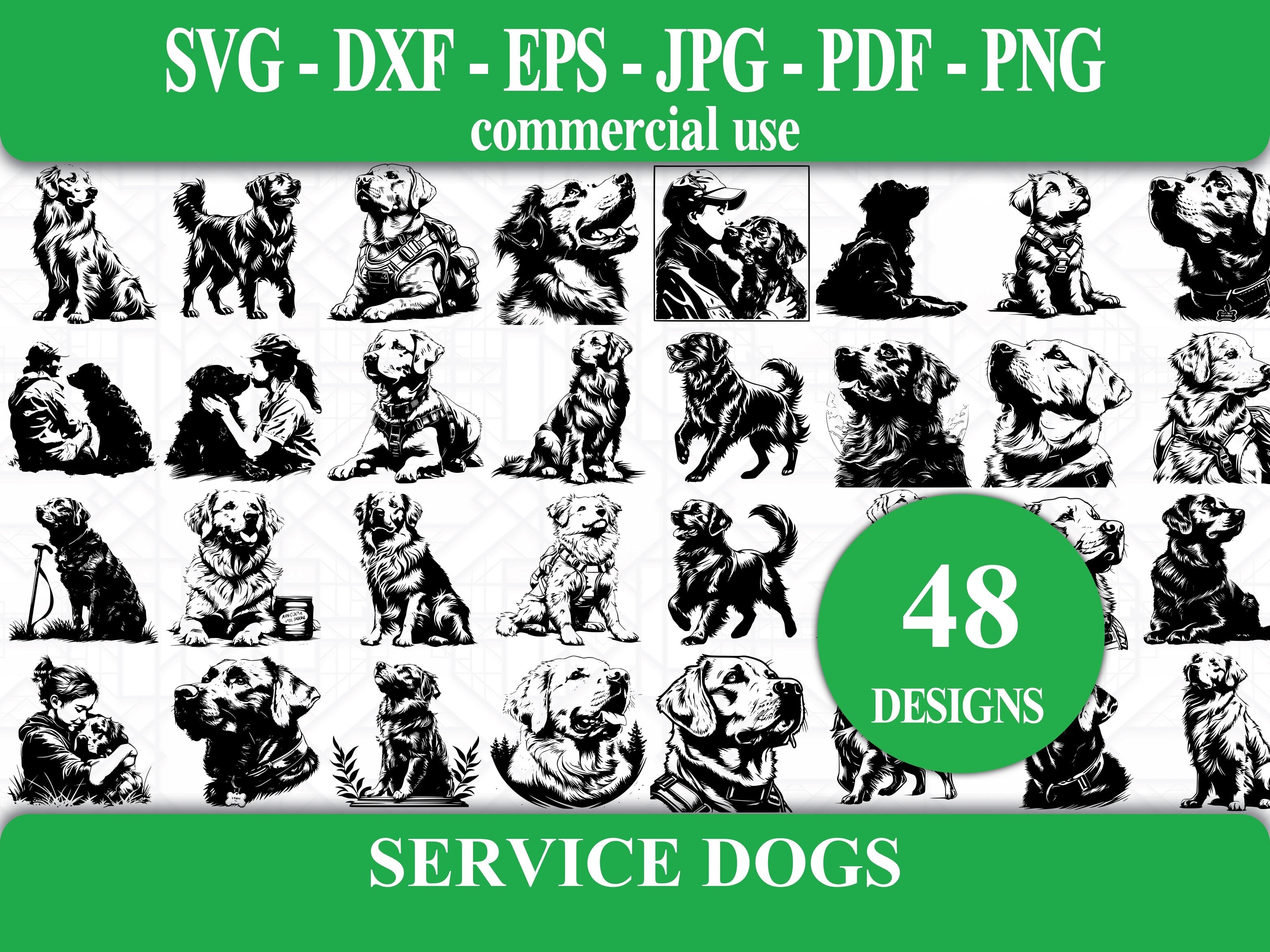 Service Dogs SVG Bundle - CraftNest - Digital Crafting and Art