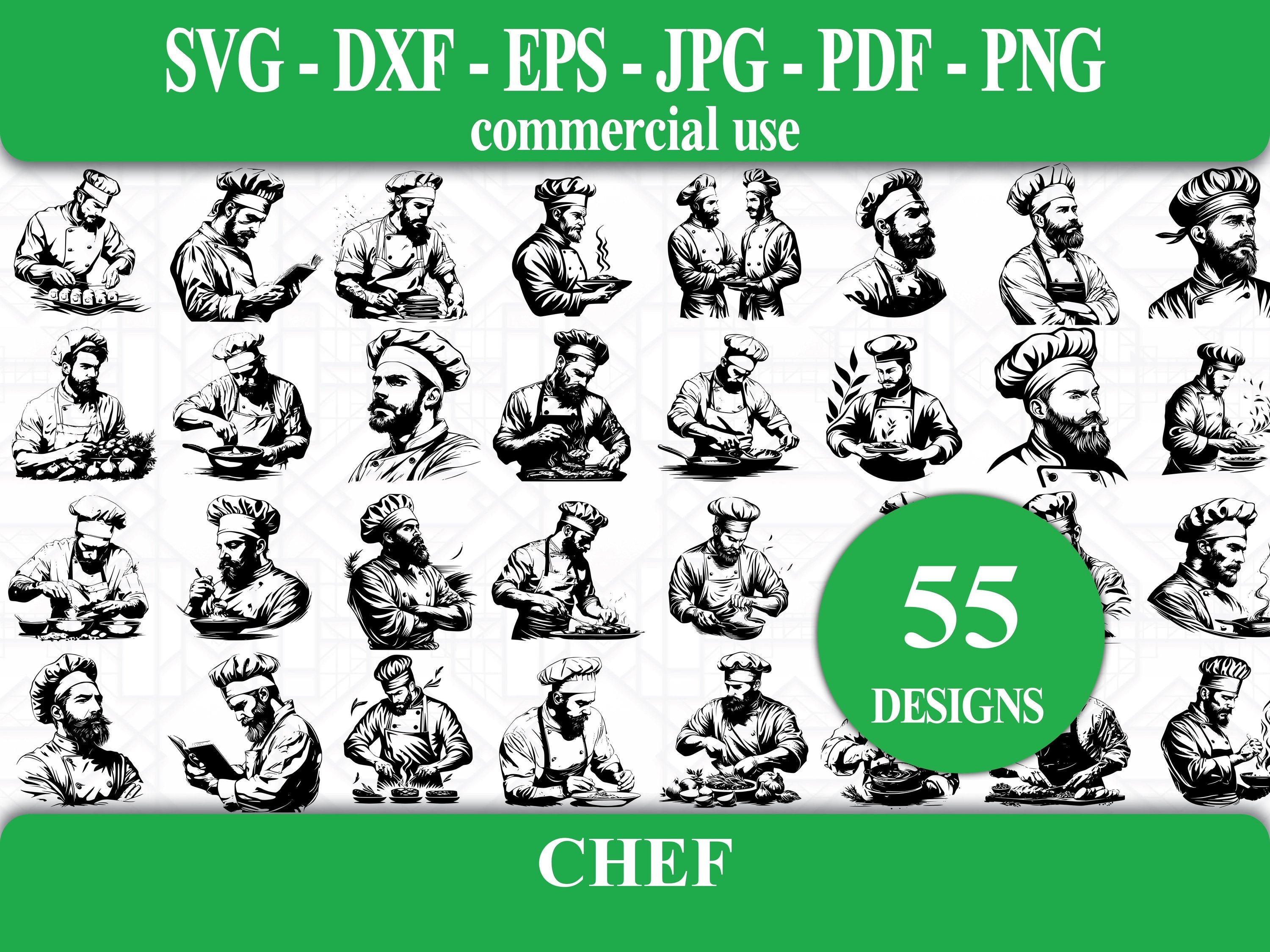 Chef SVG Bundle - CraftNest - Digital Crafting and Art
