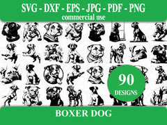 Boxer Dog SVG Bundle - CraftNest - Digital Crafting and Art