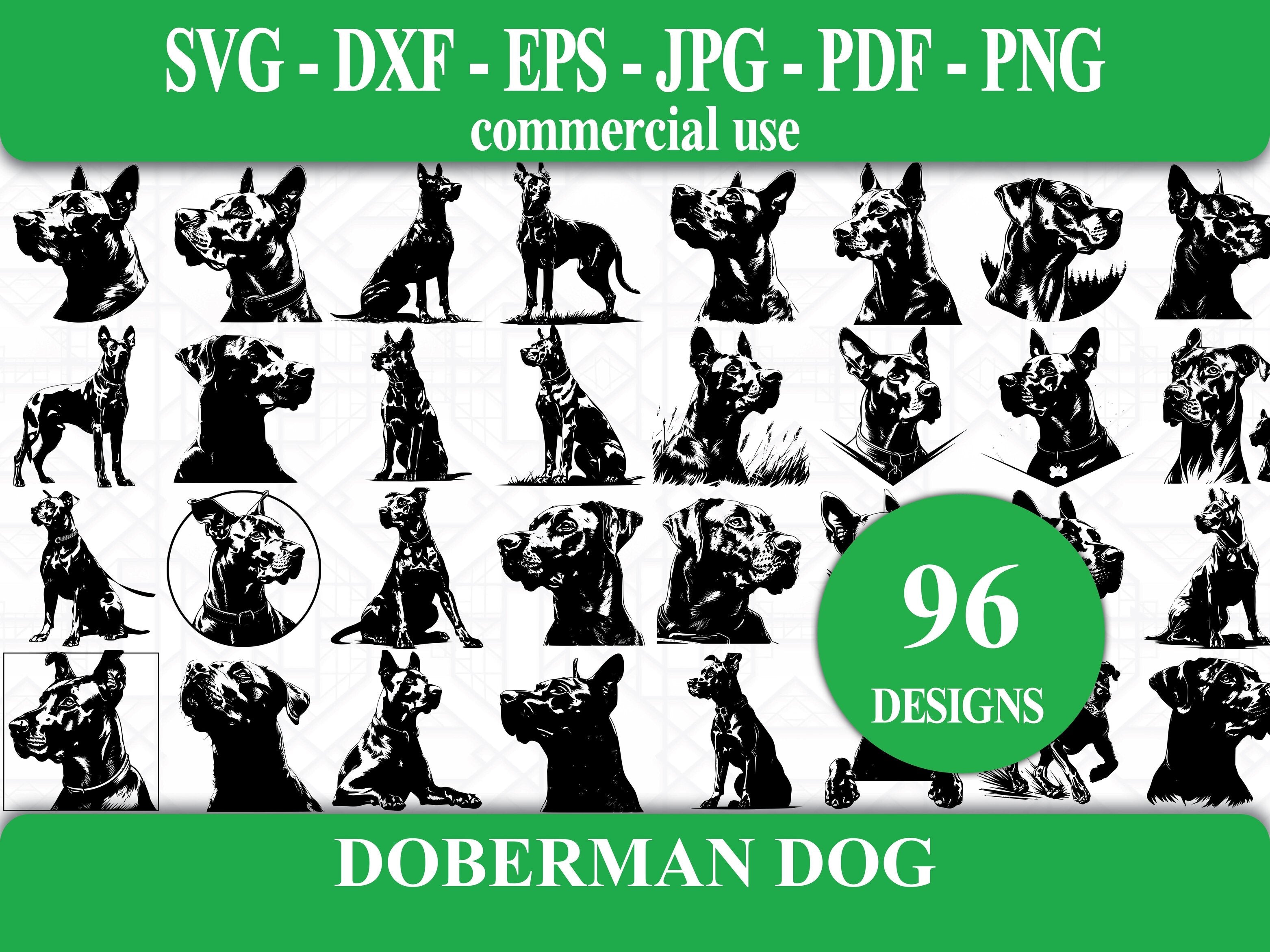 Doberman Dog SVG Bundle - CraftNest - Digital Crafting and Art