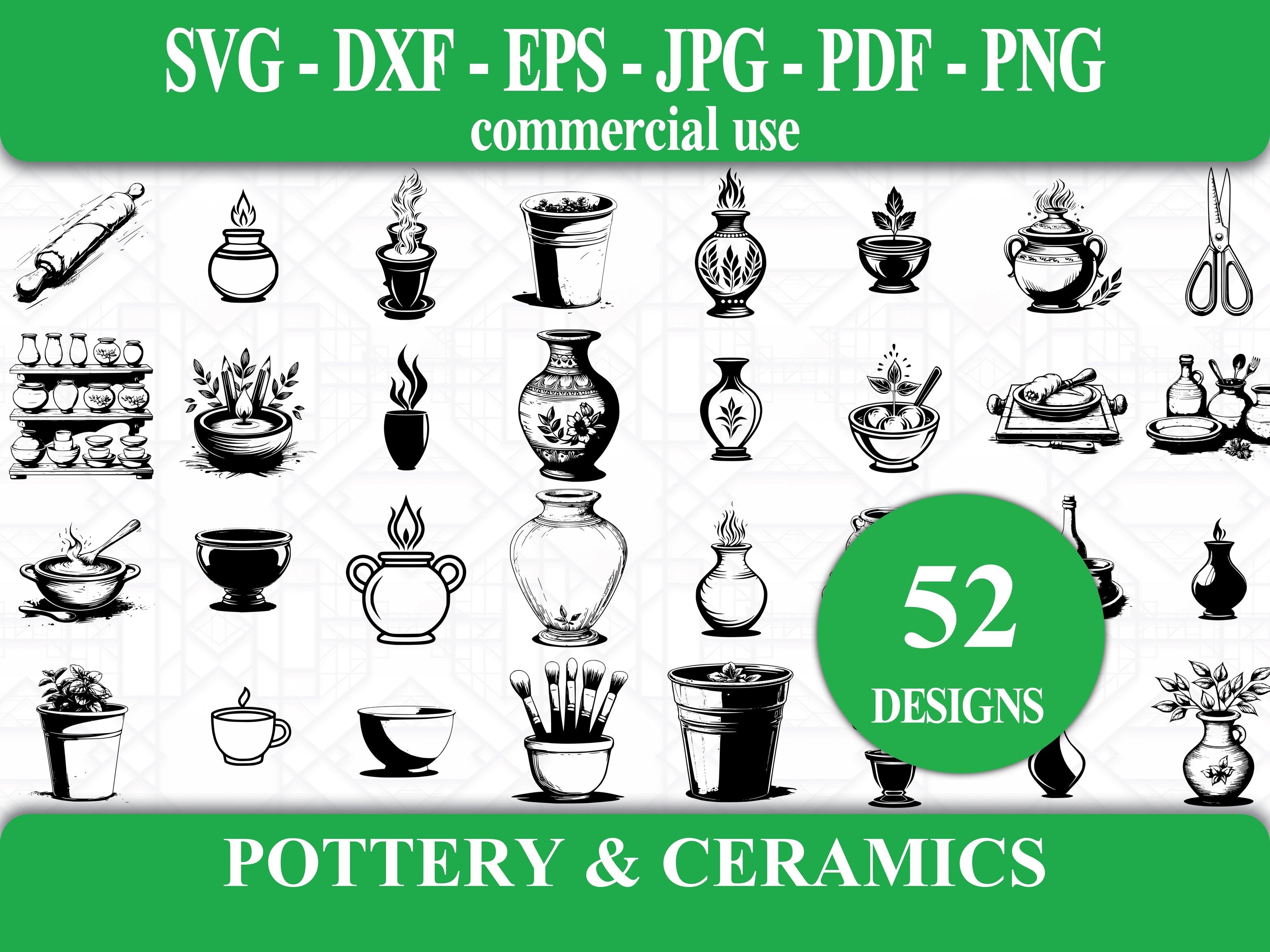 Pottery And Ceramics SVG Bundle - CraftNest - Digital Crafting and Art