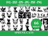 Sphynx Cats SVG Bundle