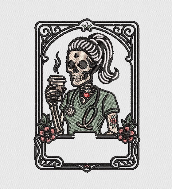 Card Embroidery Design