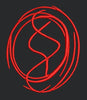Red Circle Art Embroidery Design