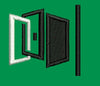 Multiple Open Doorways Icon Embroidery Design