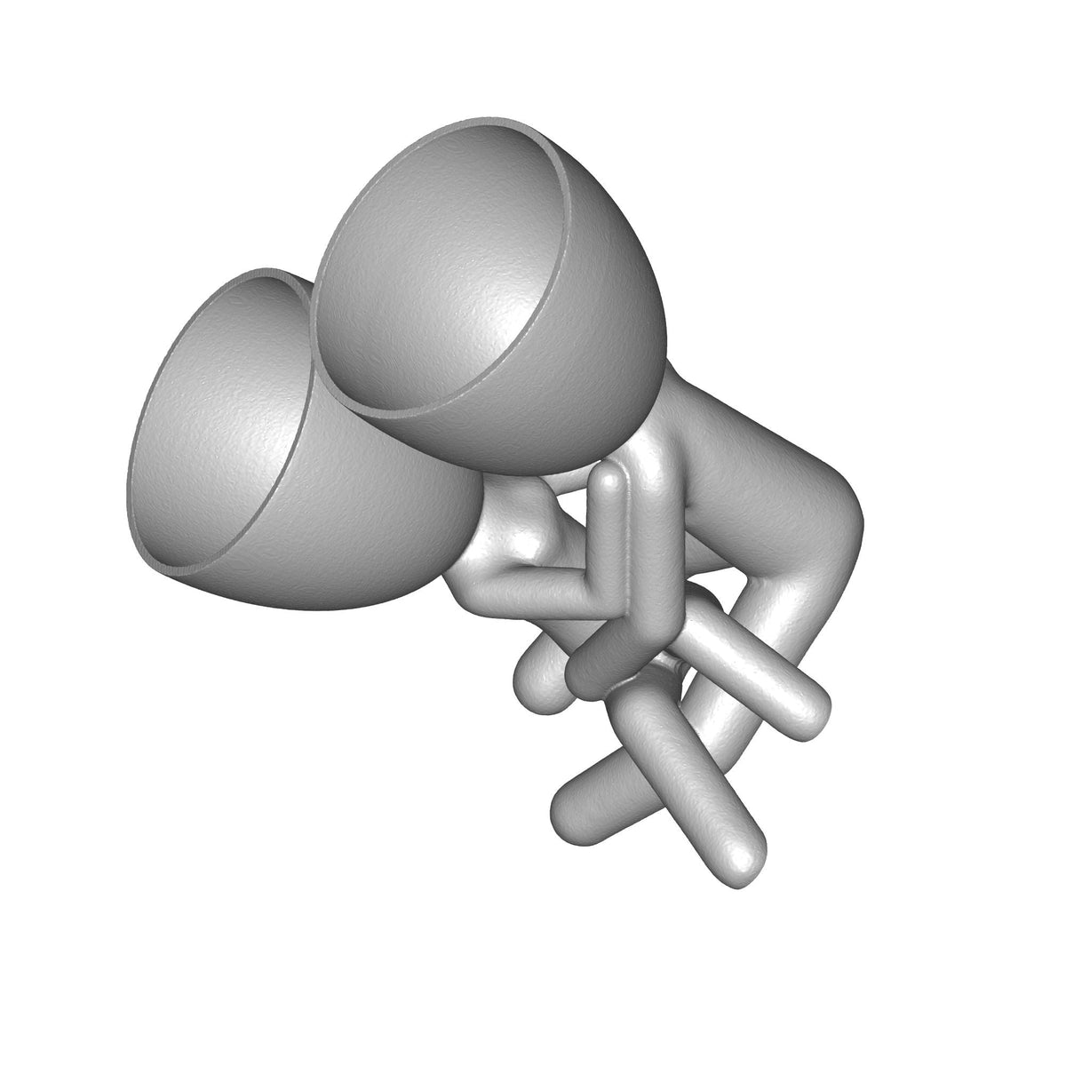Couple Shaped Planter Print STL File