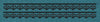 Scallop Floral Lace Border Teal & Black Embroidery Design