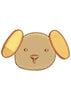 Innocent Puppy Head Embroidery Design
