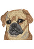 Bull Dog Embroidery Design
