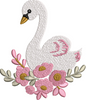 Duck Embroidery Design