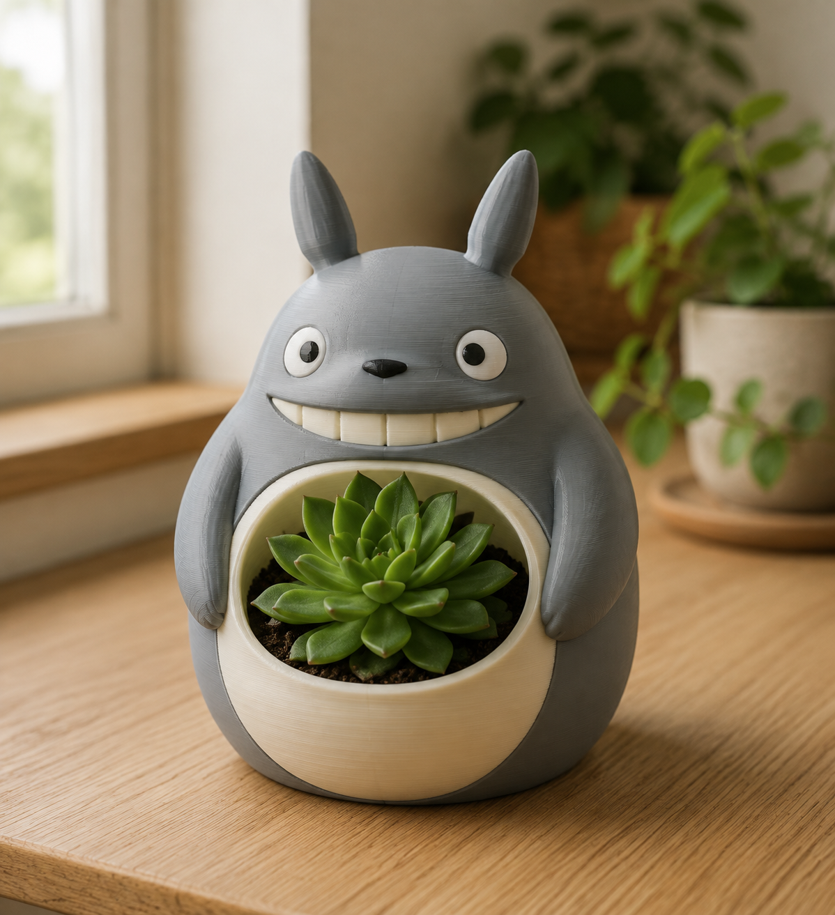 Totoro Character Planter Print STL File