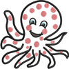 Octopus Embroidery Design