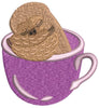 Cup Embroidery Design