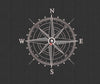 Compass Embroidery Design