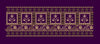 Paneled Floral Lace Border Embroidery Design