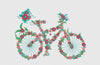 Cycle Embroidery Design