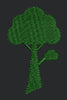 Single Tree Embroidery Design