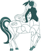 Horse Embroidery Design