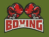 Stylized Boxing Embroidery Design