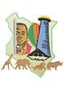 Kenya Art Embroidery Design