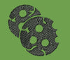 Stylized Cookies Emblem Embroidery Design