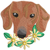 Dog Embroidery Design