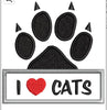 Cat Paw Embroidery Design