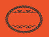 Floral Circle With Lines Embroidery Design