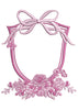 Frame of Love Embroidery Design