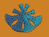 Circular Bugle Fan Embroidery Design