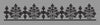 Black Silhouette Floral Vine Border Embroidery Design