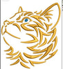 Cat Face Embroidery Design