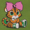 Bow Tie Tiger Ribbon Embroidery Design
